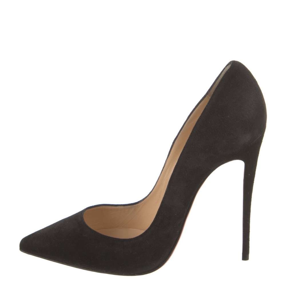 Christian Louboutin suede heels